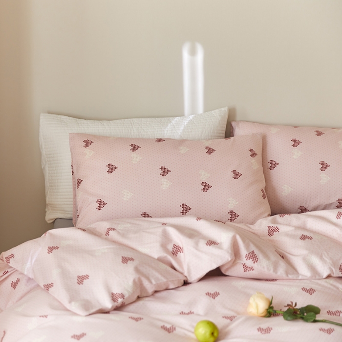 91家纺网 家纺一手货源 找家纺 窝米 2021新款全棉四件套花卉系列 简单爱