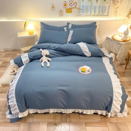 91家纺网 家纺一手货源 找家纺 （总）子钦 2023新款韩版加厚四季棉四件套-爱的幻想