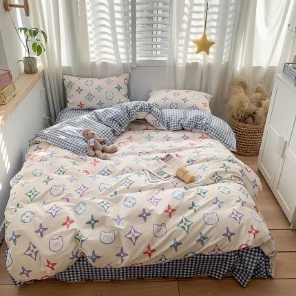 91家纺网 家纺一手货源 找家纺 （总）澳萝拉 2021新款印花全棉四件套