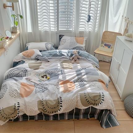 91家纺网 家纺一手货源 找家纺 （总）澳萝拉 2021新款印花全棉四件套