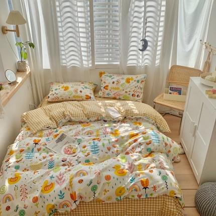 91家纺网 家纺一手货源 找家纺 （总）澳萝拉 2021新款印花全棉四件套