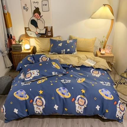 91家纺网 家纺一手货源 找家纺 （总）澳萝拉 2021新款印花全棉四件套