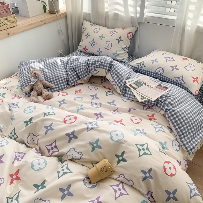 91家纺网 家纺一手货源 找家纺 （总）澳萝拉 2021新款印花全棉四件套