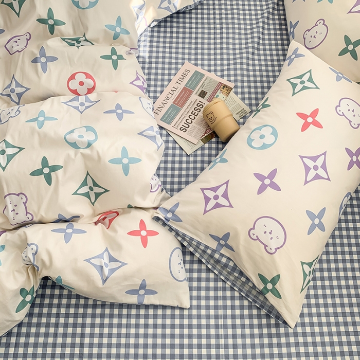 91家纺网 家纺一手货源 找家纺 （总）澳萝拉 2021新款印花全棉四件套