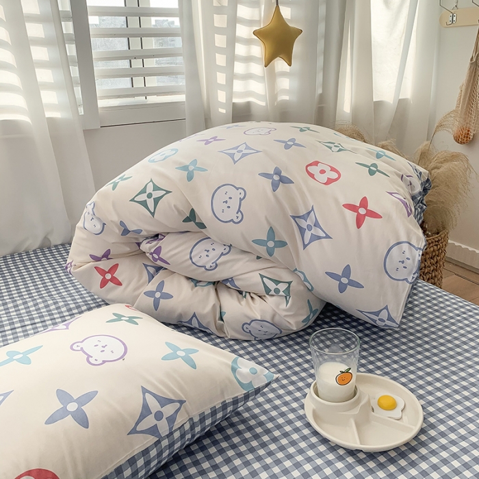 91家纺网 家纺一手货源 找家纺 （总）澳萝拉 2021新款印花全棉四件套