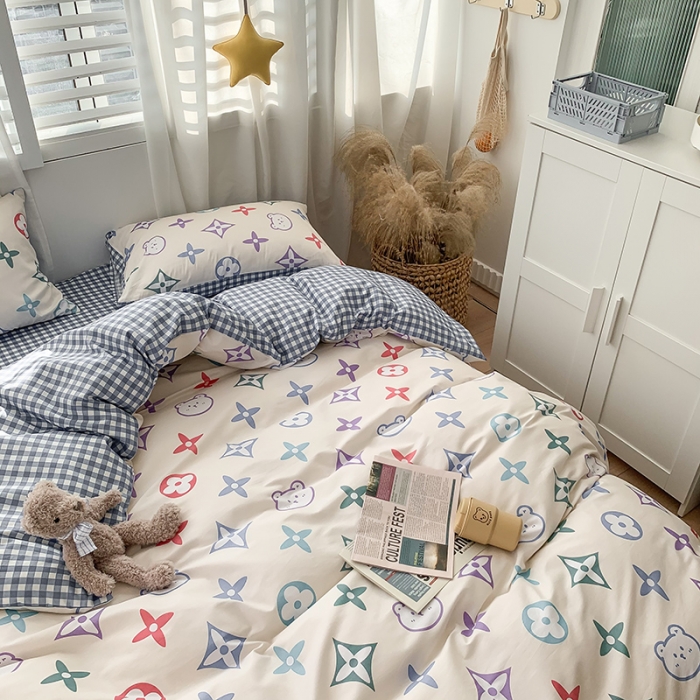 91家纺网 家纺一手货源 找家纺 澳萝拉 2021新款印花全棉四件套 爱尔威