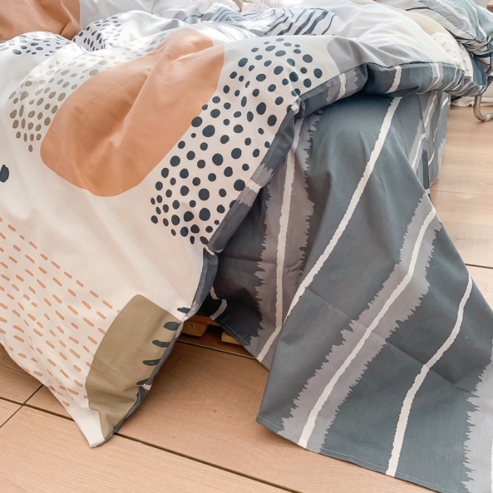 91家纺网 家纺一手货源 找家纺 澳萝拉 2021新款印花全棉四件套 波尔卡