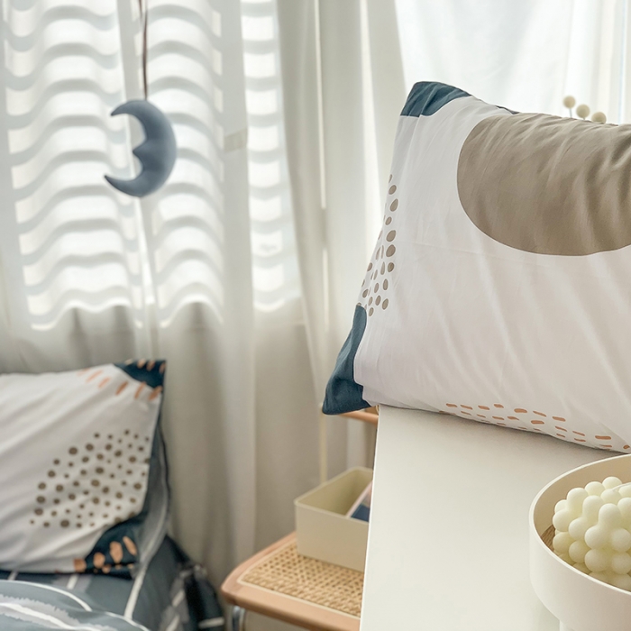 91家纺网 家纺一手货源 找家纺 澳萝拉 2021新款印花全棉四件套 波尔卡