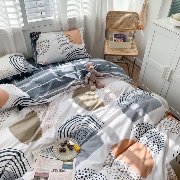 91家纺网 家纺一手货源 找家纺 澳萝拉 2021新款印花全棉四件套 卡斯诺