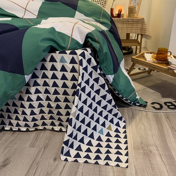 91家纺网 家纺一手货源 找家纺 澳萝拉 2021新款印花全棉四件套 侦探熊