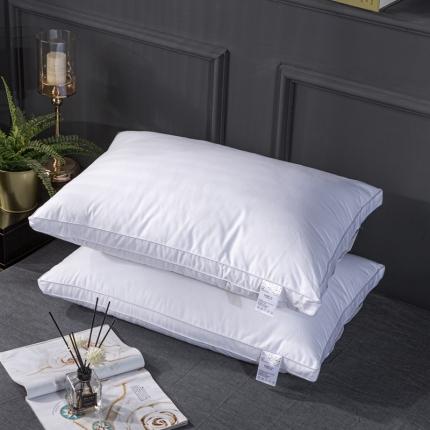 91家纺网 家纺一手货源 找家纺 （总）萌番宝2021新款全棉纯白羽丝绒单边立体枕芯