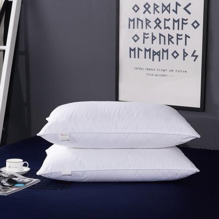 91家纺网 家纺一手货源 找家纺 （总）萌番宝2021新款全棉纯白羽丝绒单边立体枕芯