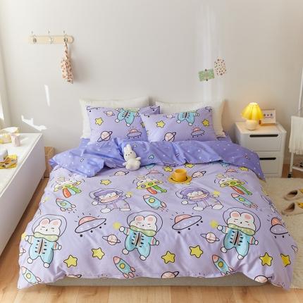 91家纺网 家纺一手货源 找家纺 （总）窝米 2021新款春季全棉卡通四件套