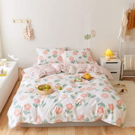 91家纺网 家纺一手货源 找家纺 （总）窝米 2021新款春季全棉卡通四件套