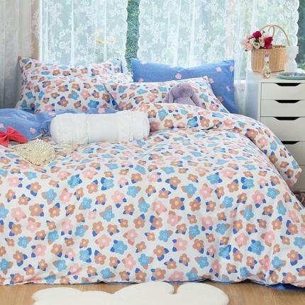 91家纺网 家纺一手货源 找家纺 （总）仟网汇 2021新款春夏全棉花卉系列四件套