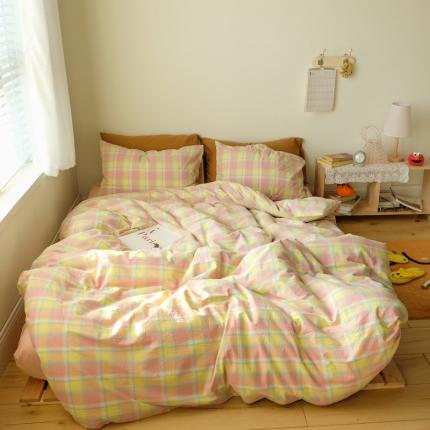 91家纺网 家纺一手货源 找家纺 （总）例外 2021新款水洗棉-周末系列四件套