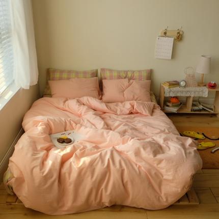 91家纺网 家纺一手货源 找家纺 （总）例外 2021新款水洗棉-周末系列四件套