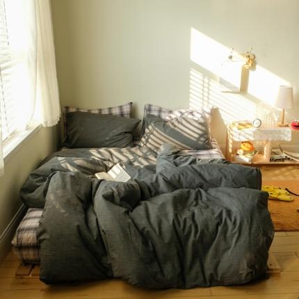 91家纺网 家纺一手货源 找家纺 （总）例外 2021新款水洗棉-周末系列四件套