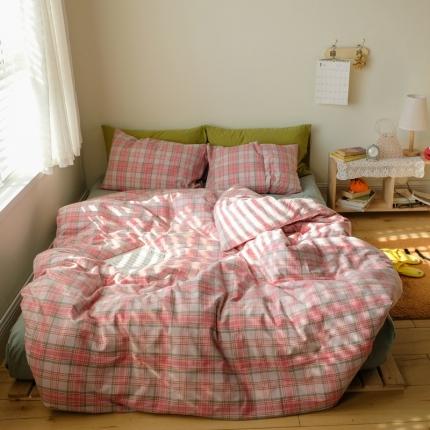 91家纺网 家纺一手货源 找家纺 （总）例外 2021新款水洗棉-周末系列四件套