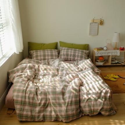 91家纺网 家纺一手货源 找家纺 （总）例外 2021新款水洗棉-周末系列四件套