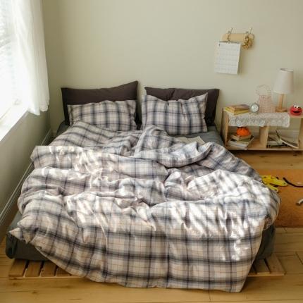 91家纺网 家纺一手货源 找家纺 （总）例外 2021新款水洗棉-周末系列四件套