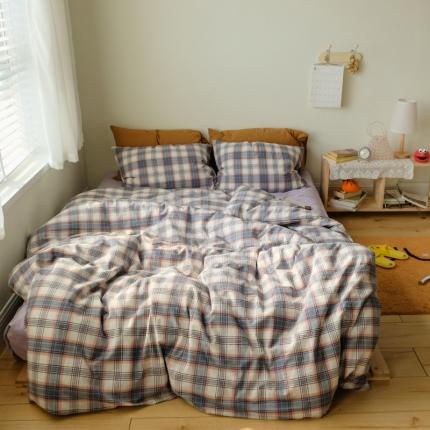 91家纺网 家纺一手货源 找家纺 （总）例外 2021新款水洗棉-周末系列四件套