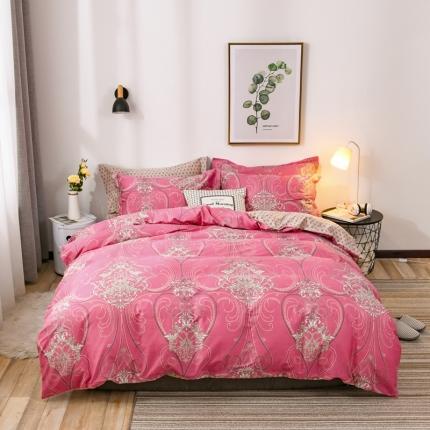 91家纺网 家纺一手货源 找家纺 （总）星期三 2021新款全棉13372花型单被套（加老板微信有会员价）