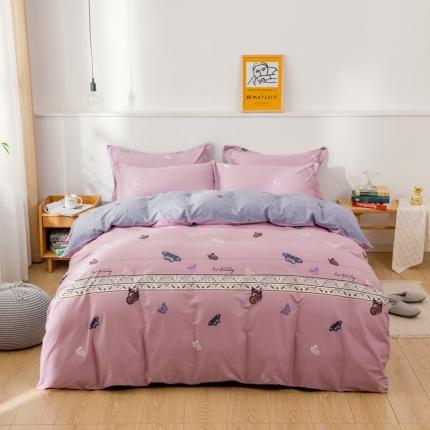 91家纺网 家纺一手货源 找家纺 （总）星期三 2021新款全棉13372花型单被套（加老板微信有会员价）