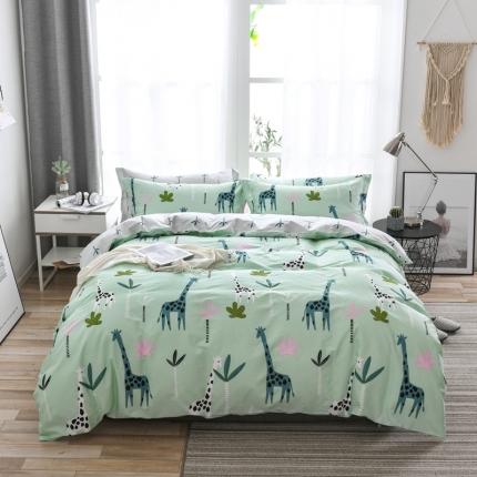 91家纺网 家纺一手货源 找家纺 （总）星期三 2021新款全棉13372花型单被套（加老板微信有会员价）