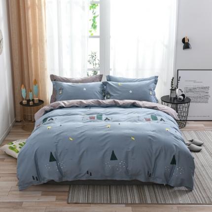 91家纺网 家纺一手货源 找家纺 （总）星期三 2021新款全棉13372花型单被套（加老板微信有会员价）