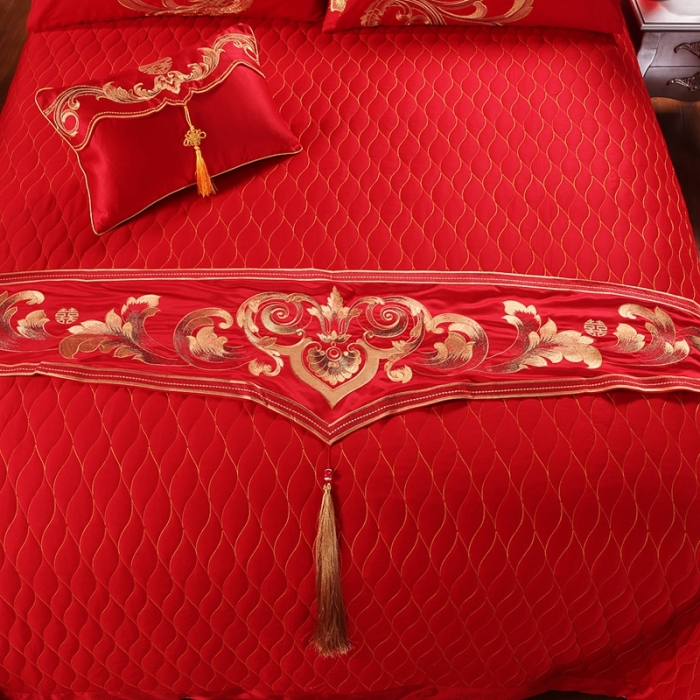 91家纺网 家纺一手货源 找家纺 （总）玉雅家纺 2025新款婚庆床旗