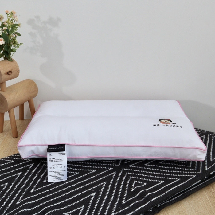 91家纺网 家纺一手货源 找家纺 （总）伟邦枕芯 2021新款全棉立体儿童水洗枕（30*50）