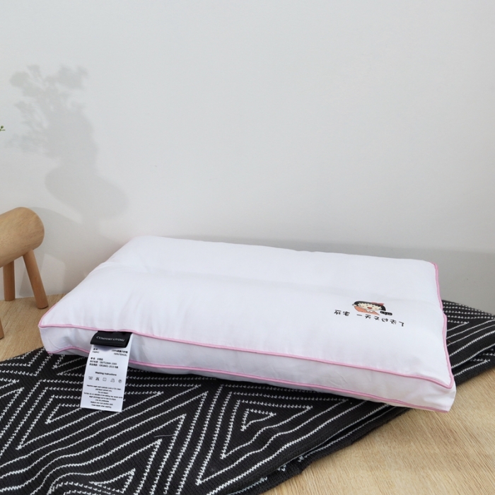 91家纺网 家纺一手货源 找家纺 （总）伟邦枕芯 2021新款全棉立体儿童水洗枕（30*50）