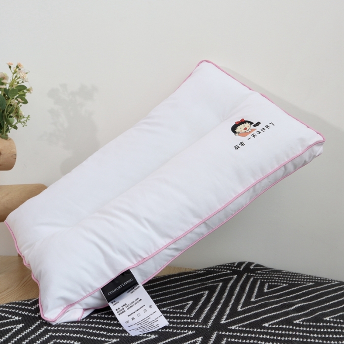 91家纺网 家纺一手货源 找家纺 （总）伟邦枕芯 2021新款全棉立体儿童水洗枕（30*50）