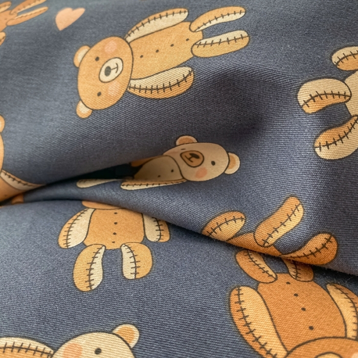 91家纺网 家纺一手货源 找家纺 沐棉家居  2022年新款13370全棉印花四件套直播爆款 布偶熊