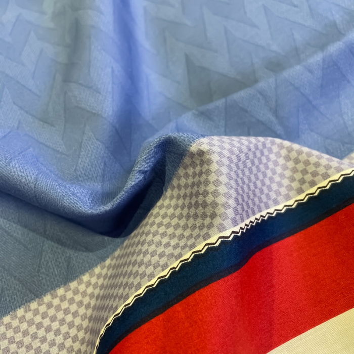 91家纺网 家纺一手货源 找家纺 金爱家 2021新款全棉13372四件套条格简约系列 圣卡罗