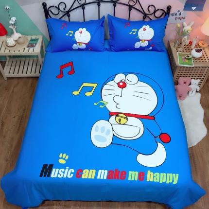 91家纺网 家纺一手货源 找家纺 金爱家 2021新款13070卡通全棉四件套 独家恋曲