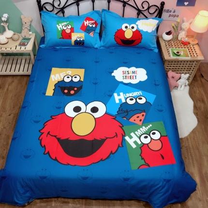 91家纺网 家纺一手货源 找家纺 （总）金爱家 2021新款13070卡通全棉四件套