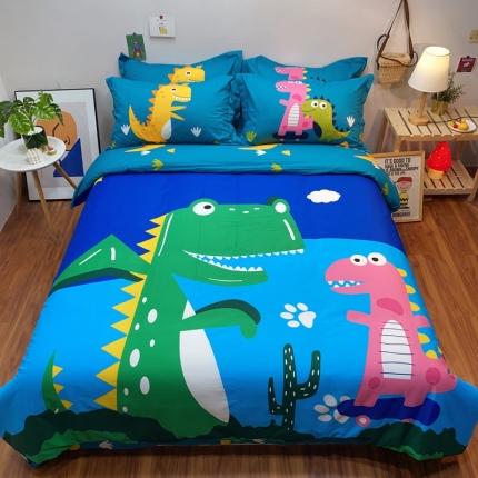 91家纺网 家纺一手货源 找家纺 （总）金爱家 2021新款13070卡通全棉四件套