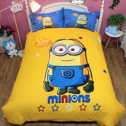 91家纺网 家纺一手货源 找家纺 （总）金爱家 2021新款13070卡通全棉四件套