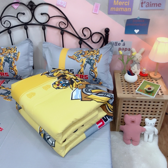 91家纺网 家纺一手货源 找家纺 （总）金爱家 2021新款13070卡通全棉四件套