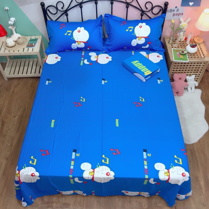 91家纺网 家纺一手货源 找家纺 金爱家 2021新款13070卡通全棉四件套 独家恋曲