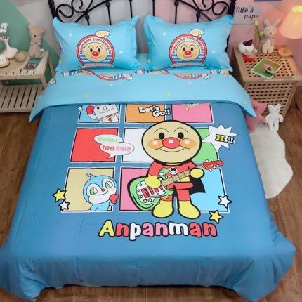 金爱家 2021新款13070卡通全棉四件套 独家面包超人