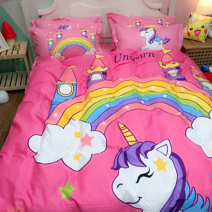 91家纺网 家纺一手货源 找家纺 金爱家 2021新款13070卡通全棉四件套 独家小马宝利