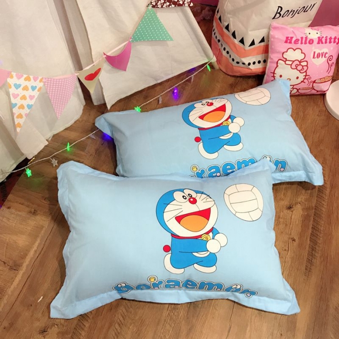 91家纺网 家纺一手货源 找家纺 金爱家 2021新款13070卡通全棉四件套 馋嘴猫