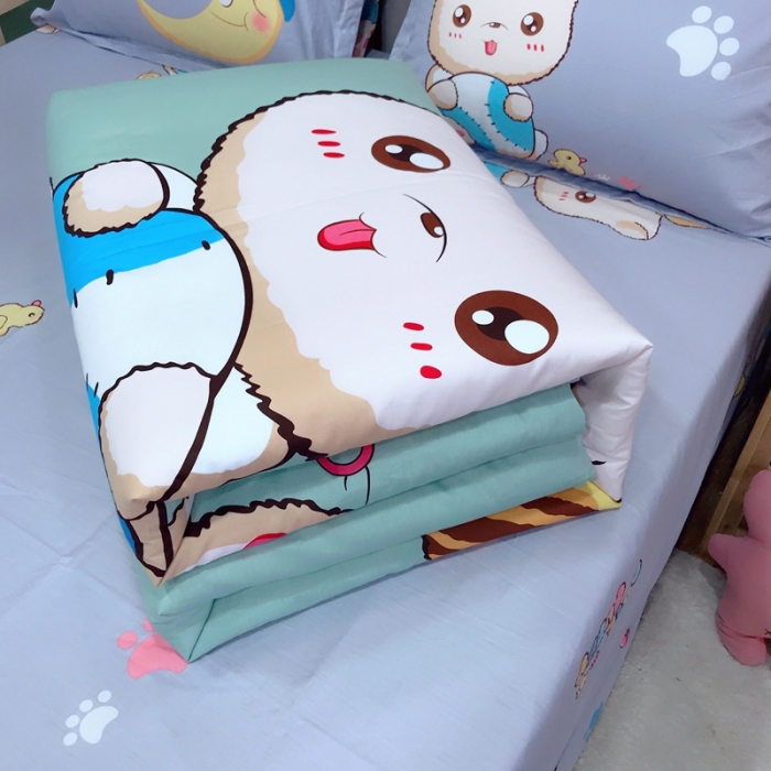 91家纺网 家纺一手货源 找家纺 金爱家 2021新款13070卡通全棉四件套 可爱熊