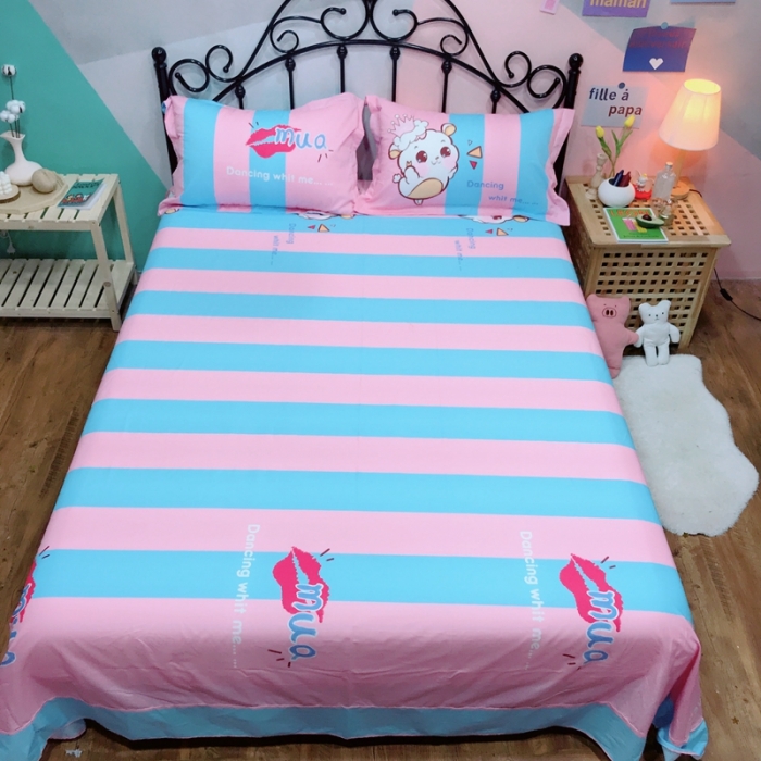 91家纺网 家纺一手货源 找家纺 金爱家 2021新款13070卡通全棉四件套 萌萌哒