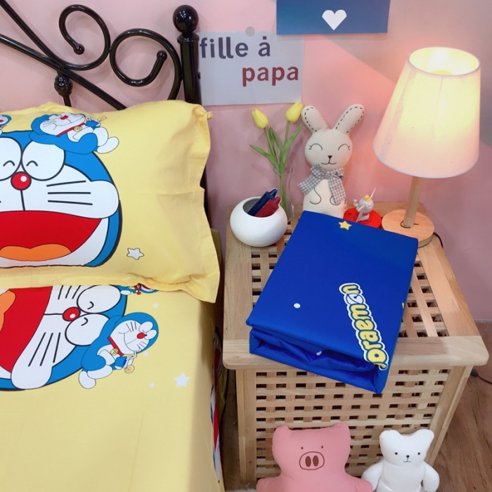 91家纺网 家纺一手货源 找家纺 金爱家 2021新款13070卡通全棉四件套 梦想成真