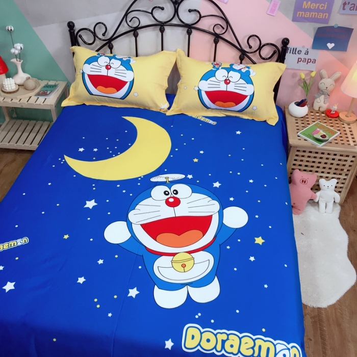 91家纺网 家纺一手货源 找家纺 金爱家 2021新款13070卡通全棉四件套 梦想成真