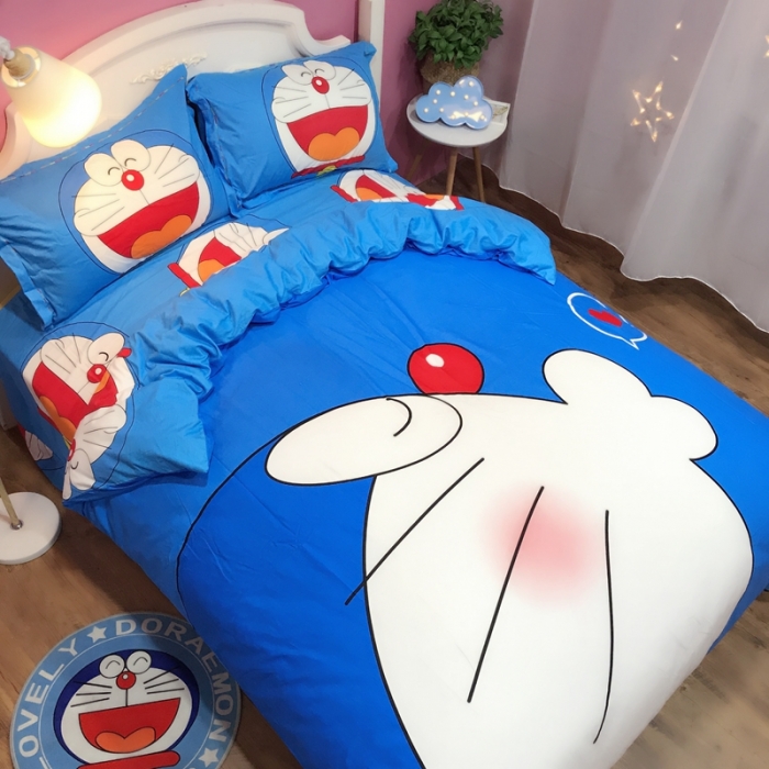 91家纺网 家纺一手货源 找家纺 金爱家 2021新款13070卡通全棉四件套 亲亲